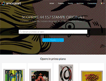 Tablet Screenshot of it.amorosart.com